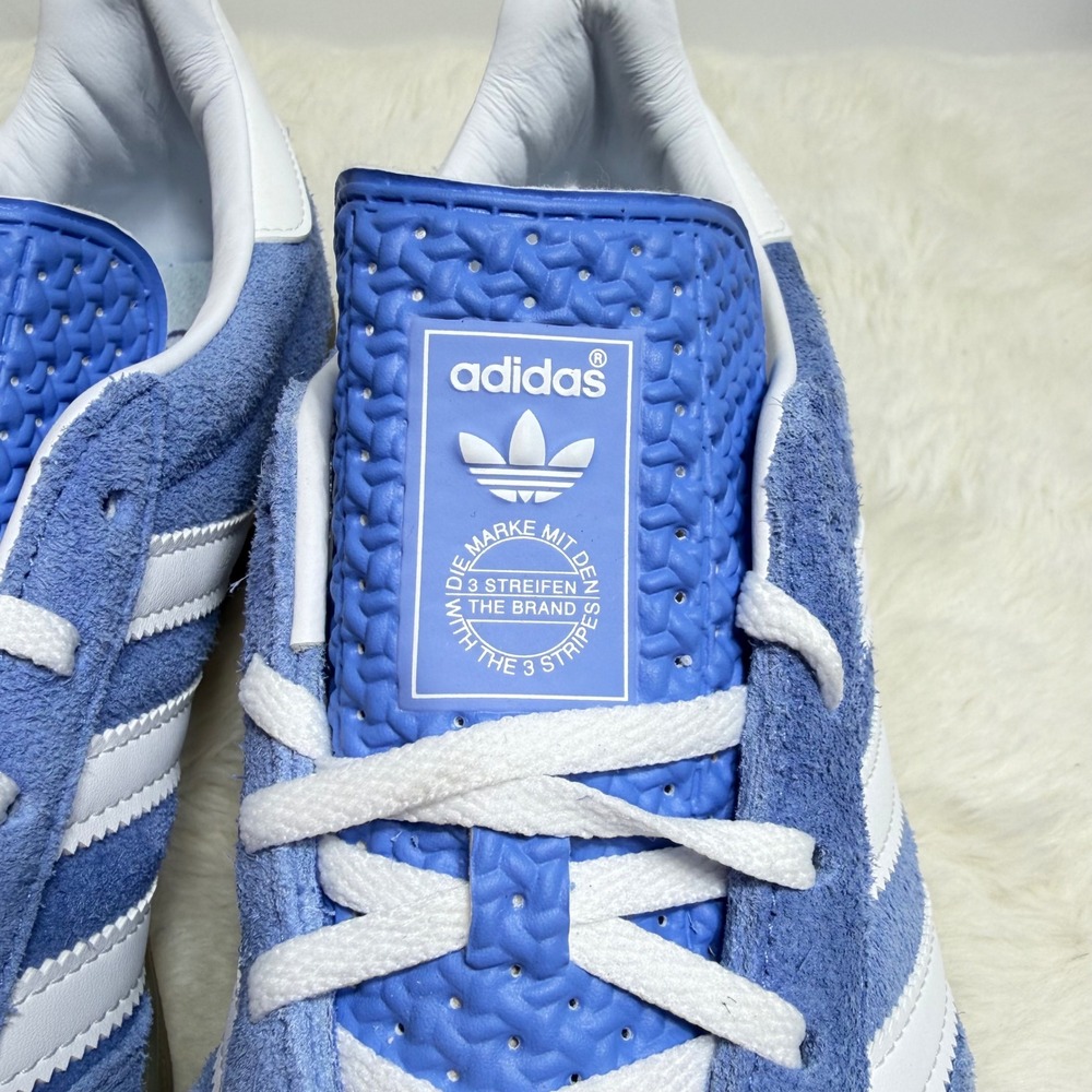 NEW Adidas Gazelle Indoor "Blue Fusion Gum" Sneakers HQ8717 Women's Size 8 - Picture 5 of 14